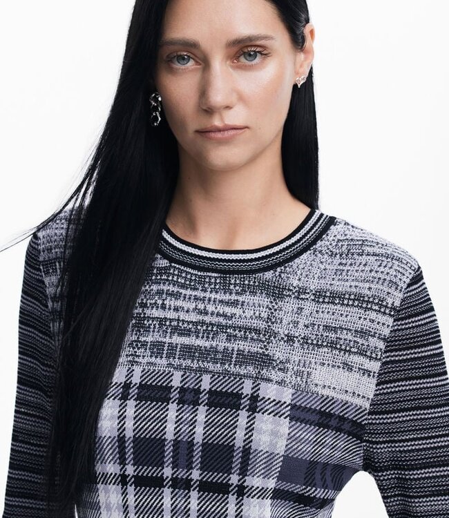 Desigual L/S Plaid Blouse