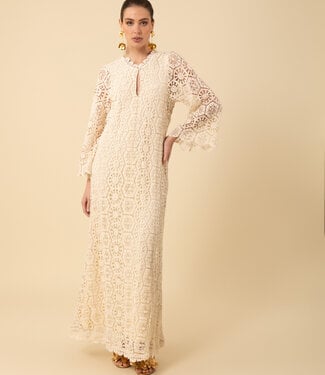 Hale Bob Ivory Macrame' Maxi