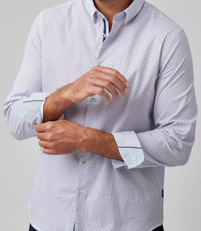 Stone Rose Multi Micro Print Shirt