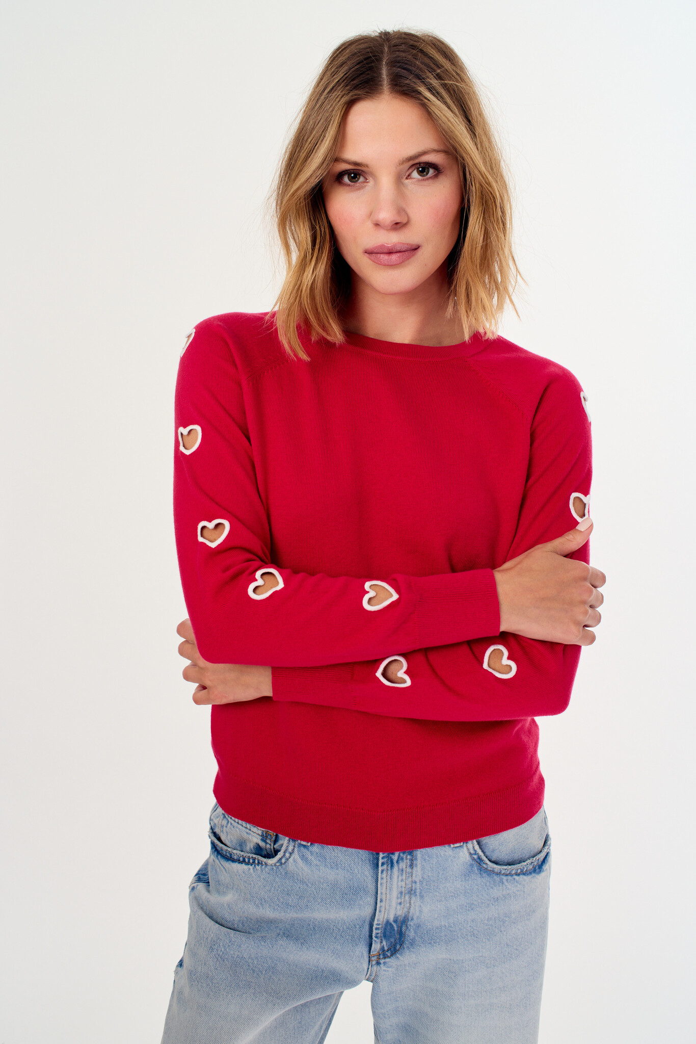 カーディガン THE TOE HANDMADE LIMITED HEART CARDIGAN THETOE HANDMADE LIMITED HEART CARDIGAN