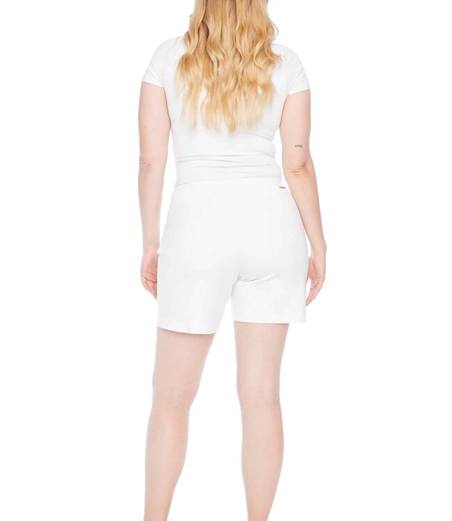 Tyler Madison White Light Ponte Short