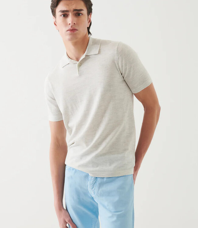 Patrick Assaraf Drizzle 14GG Knit Polo