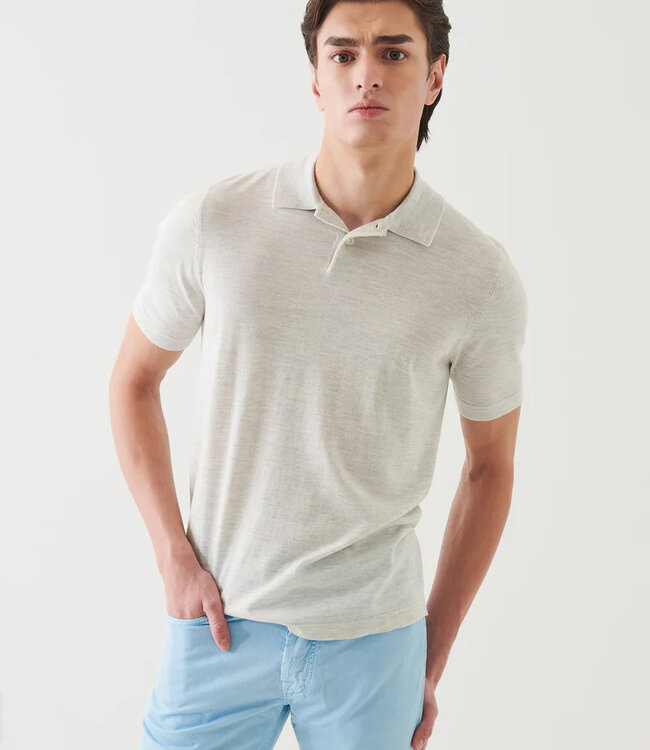 Patrick Assaraf Drizzle 14GG Knit Polo