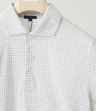 Patrick Assaraf Misty Print All Over Polo