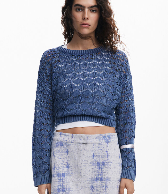 Desigual Light Denim Short Skirt