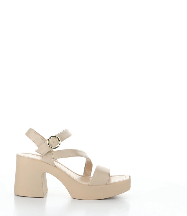 Bos & Co Veda Nude Leather Platform