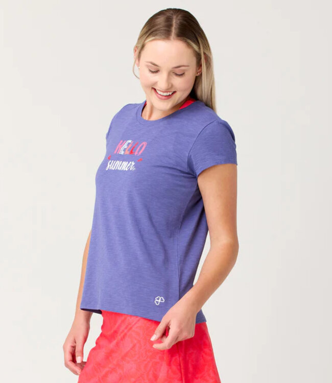 Krimson Klover Aila Graphic Blue Tshirt