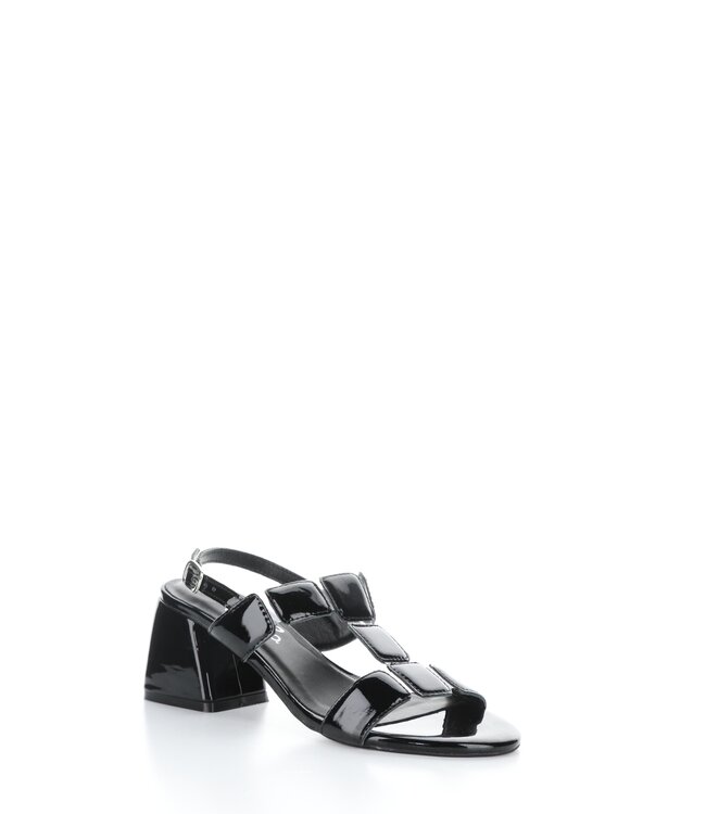 Bos & Co Glow Black Patent Sandal