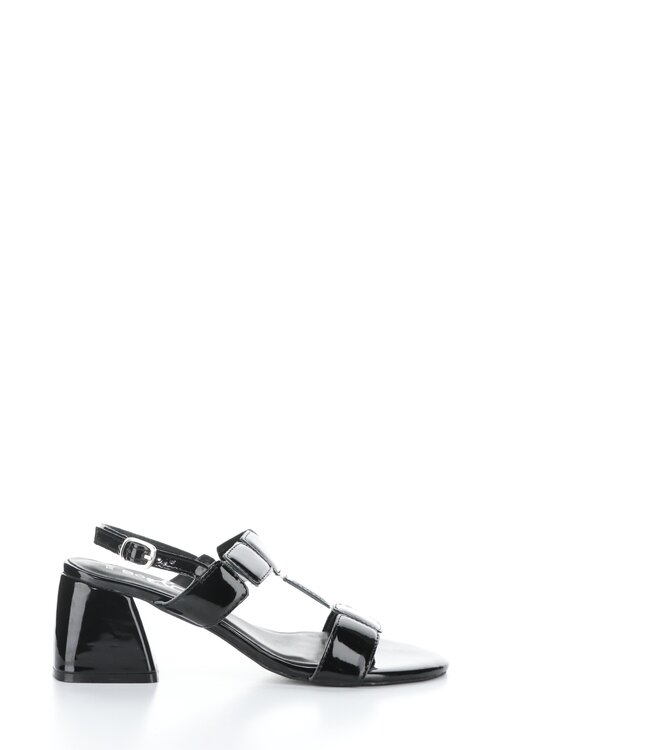 Bos & Co Glow Black Patent Sandal