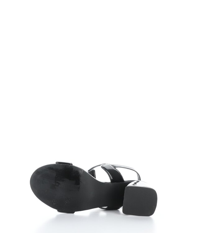 Bos & Co Glow Black Patent Sandal