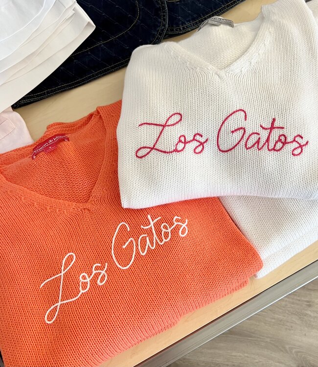 Krimson Klover Los Gatos Coral Cotton Sweater