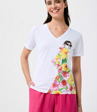 Leo & Ugo Lady V Neck Tee