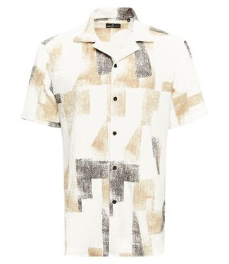 Luchiano Visconti Abstract Short Sleeve Sand Dune