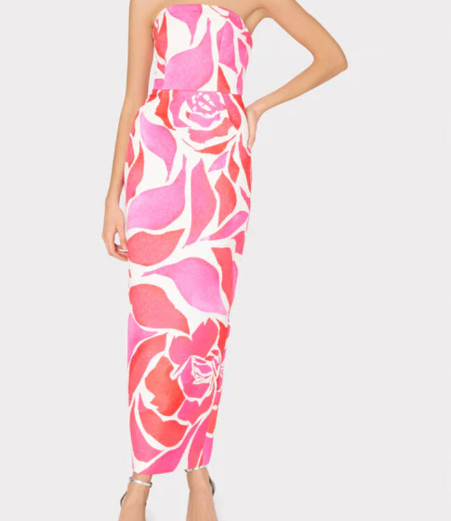 Milly Orion Dream Jacquard Maxi Dress