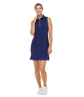 Belyn Key Navy Golf Dress