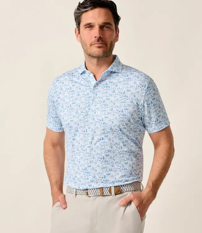 Johnnie-O Johnnie Jo 20th Polo Lt Blue
