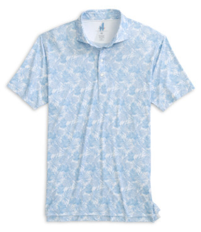 Johnnie-O  Mana Polo Blue Ferns