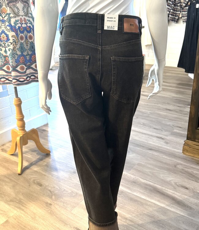 Brown/Black Baggy Straight Jean