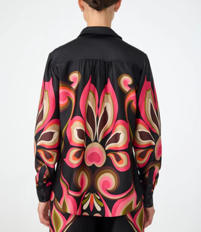 Trina Turk Cassavetes Border Print Top