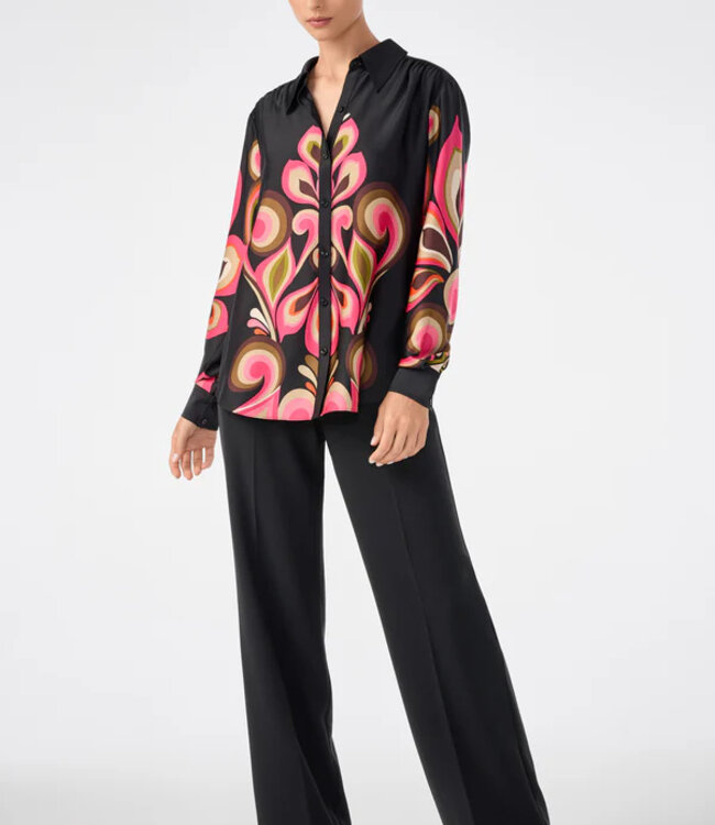 Trina Turk Cassavetes Border Print Top
