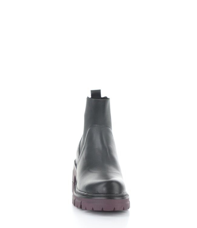 Bos & Co Bianc Black w/Bordo Sole Bootie
