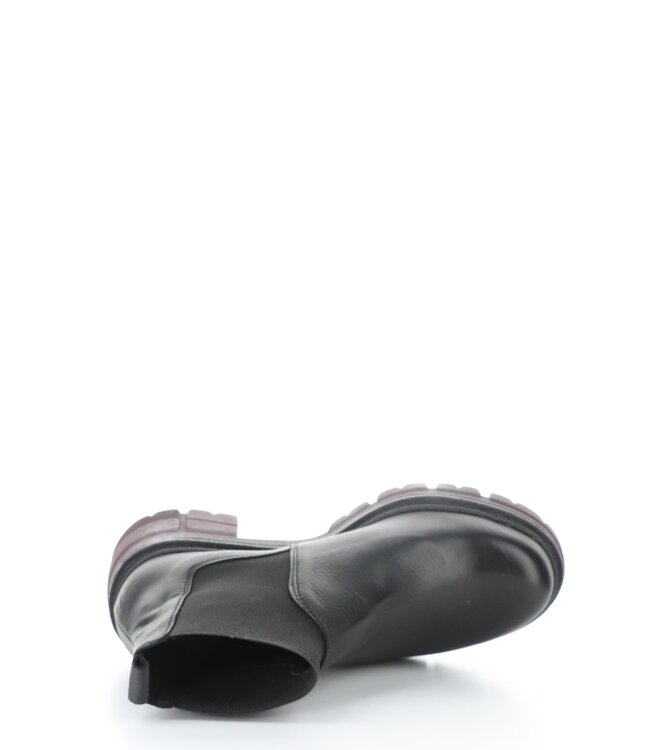 Bos & Co Bianc Black w/Bordo Sole Bootie