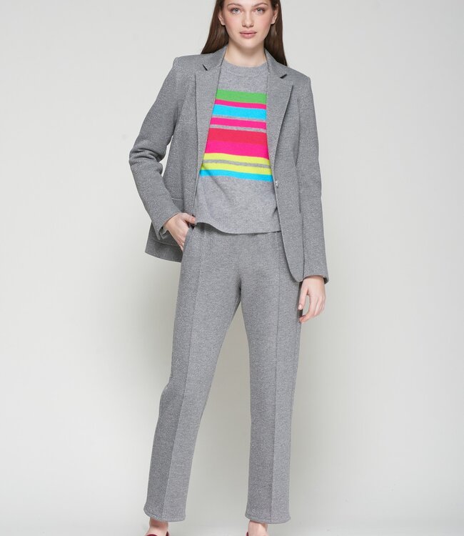 Vilagallo Clarise Grey Shimmer Trouser