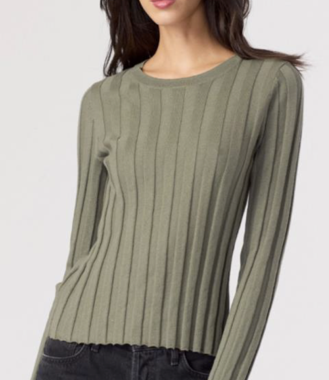 J Society Fatigue Ribbed Top