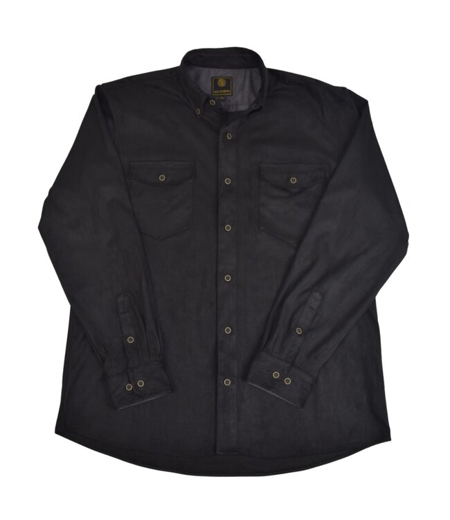F/X Fusion Faux Suede Shirt Black