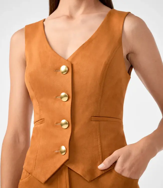 theredthread ♡ S ring tailored vest THEREDTHREAD / ザレッドスレッド】S ring tailored vest