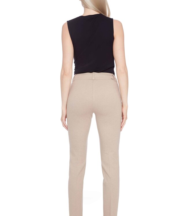 Tyler Madison Scottie Oatmeal Slim Ponte Pant