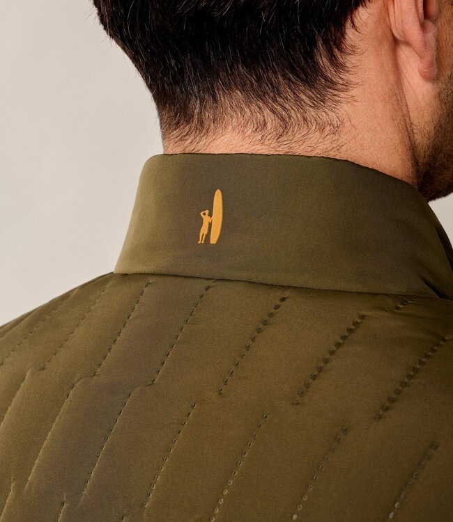 Johnnie-O Belfry Double Zip Vest Mangrove