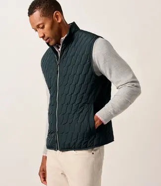 Johnnie-O Belfry Double Zip Vest Black