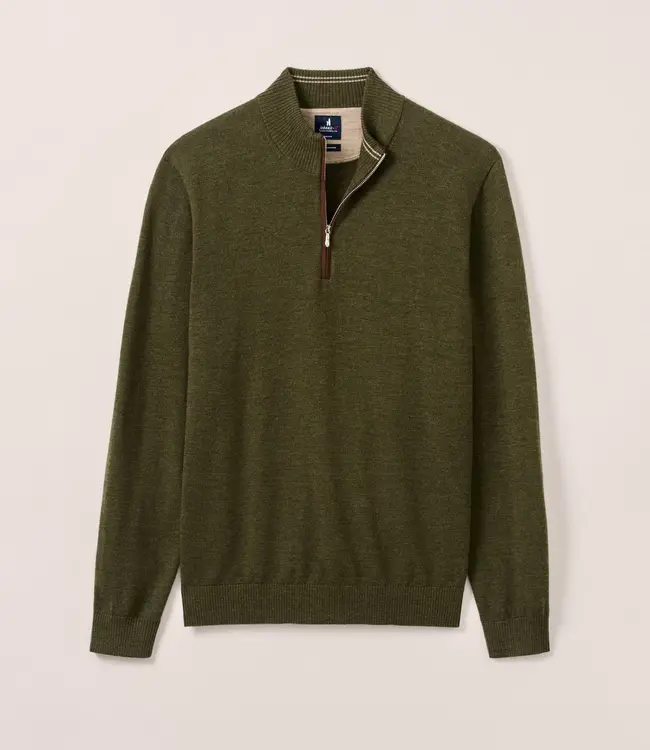 Johnnie-O Raynor 1/4 Zip Sweater Forged