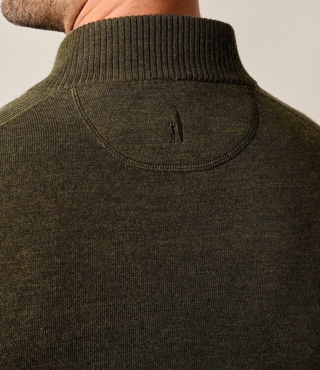 Johnnie-O Raynor 1/4 Zip Sweater Forged