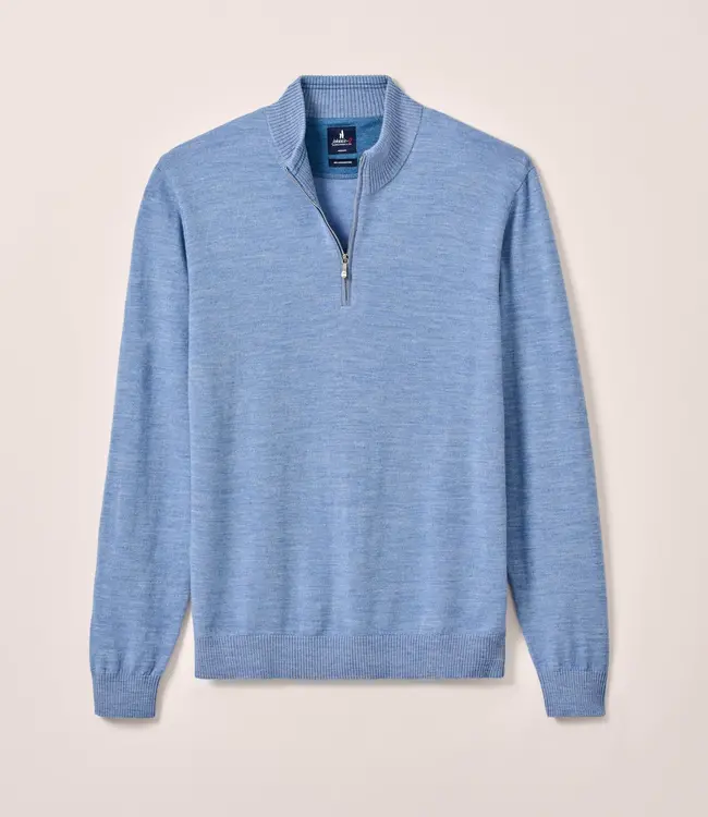 Johnnie-O Raynor 1/4 Zip Sweater Malibu