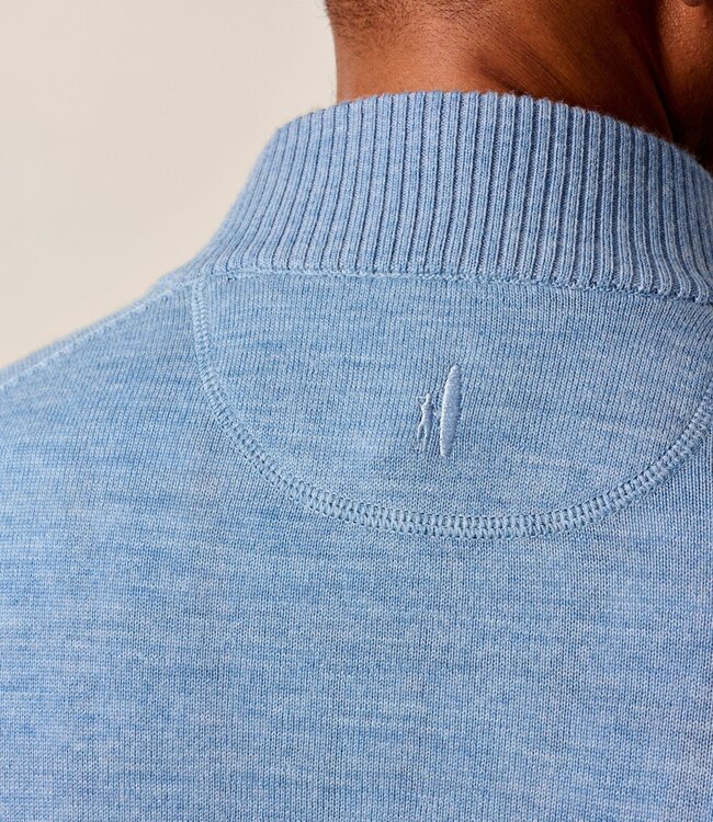 Johnnie-O Raynor 1/4 Zip Sweater Malibu