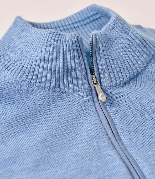 Johnnie-O Raynor 1/4 Zip Sweater Malibu