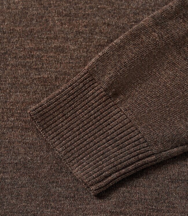 Johnnie-O Raynor 1/4 Zip Cocoa Sweater