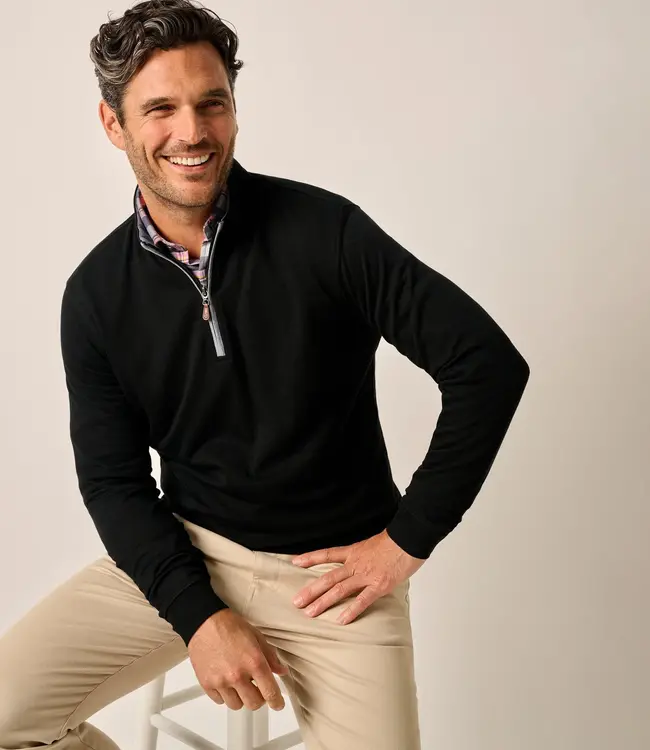Johnnie-O Sully 1/4 Zip Black
