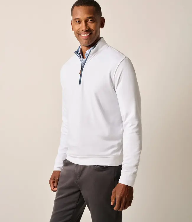 Johnnie-O Sully 1/4 Zip White