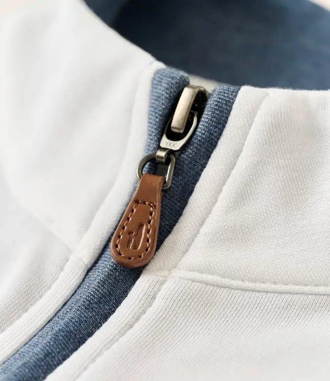 Johnnie-O Sully 1/4 Zip White