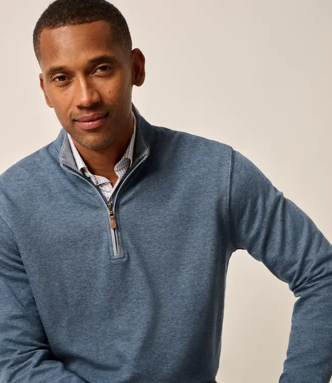 Johnnie-O Sully 1/4 Zip Helios Blue