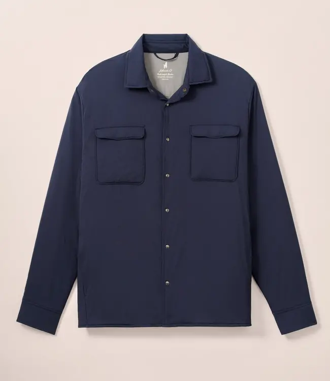 Johnnie-O Denzel Snap Shacket Wake