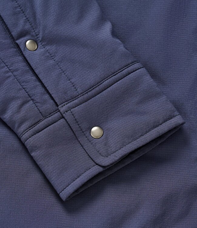 Johnnie-O Denzel Snap Shacket Wake