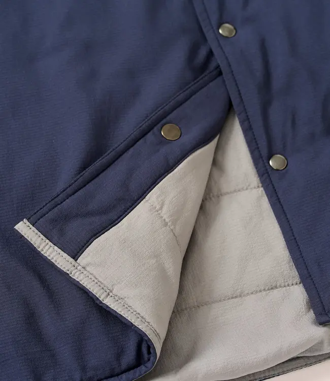 Johnnie-O Denzel Snap Shacket Wake