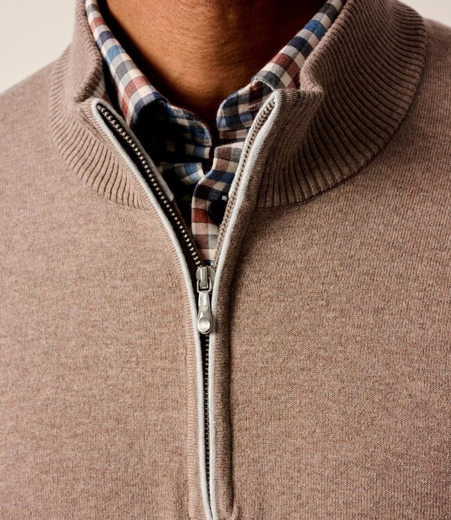 Johnnie-O Desmond 1/4 Zip Sweater Alpaca