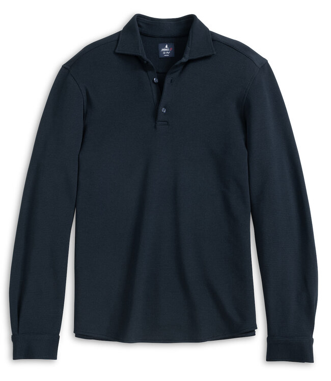 Johnnie-O Highburry Long Sleeve Polo Navy