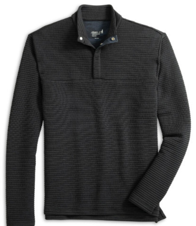 Johnnie-O Benjy 1/4 Snap Htr Black