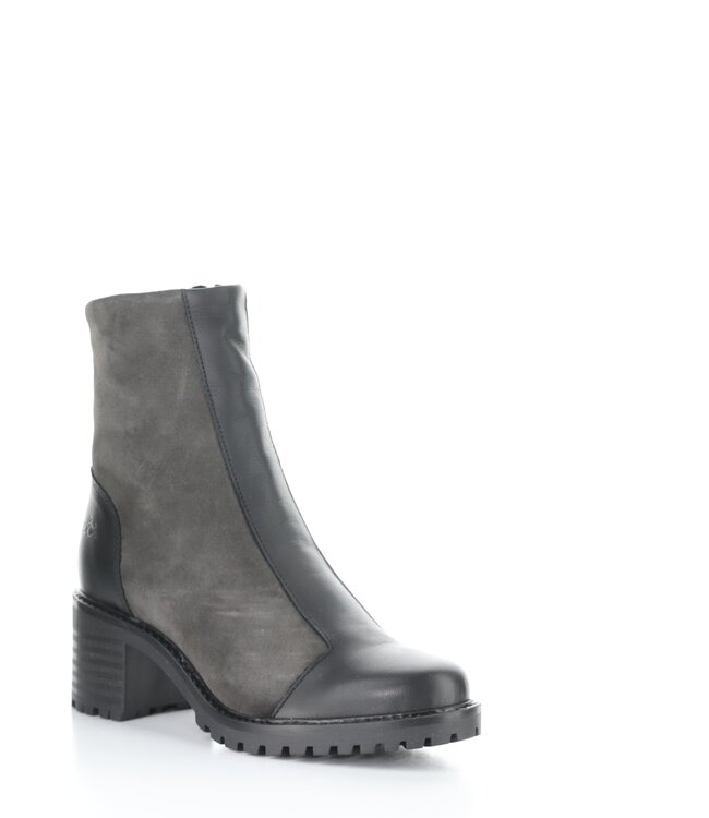Bos & Co Ingrid Black/Anthracite Suede Bootie